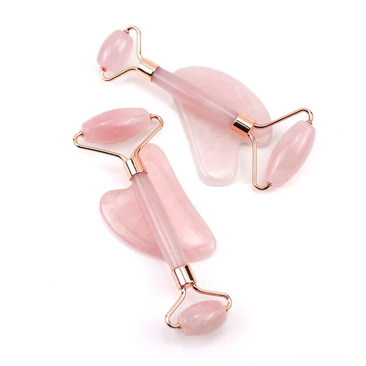 Kwarcowy narzędzia do twarzy i gua sha sha