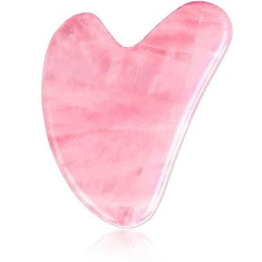 Prawdziwy jade rose kwarc gua sha kamień