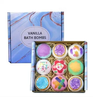 Bomby do kąpieli Geode z kryształami w środku